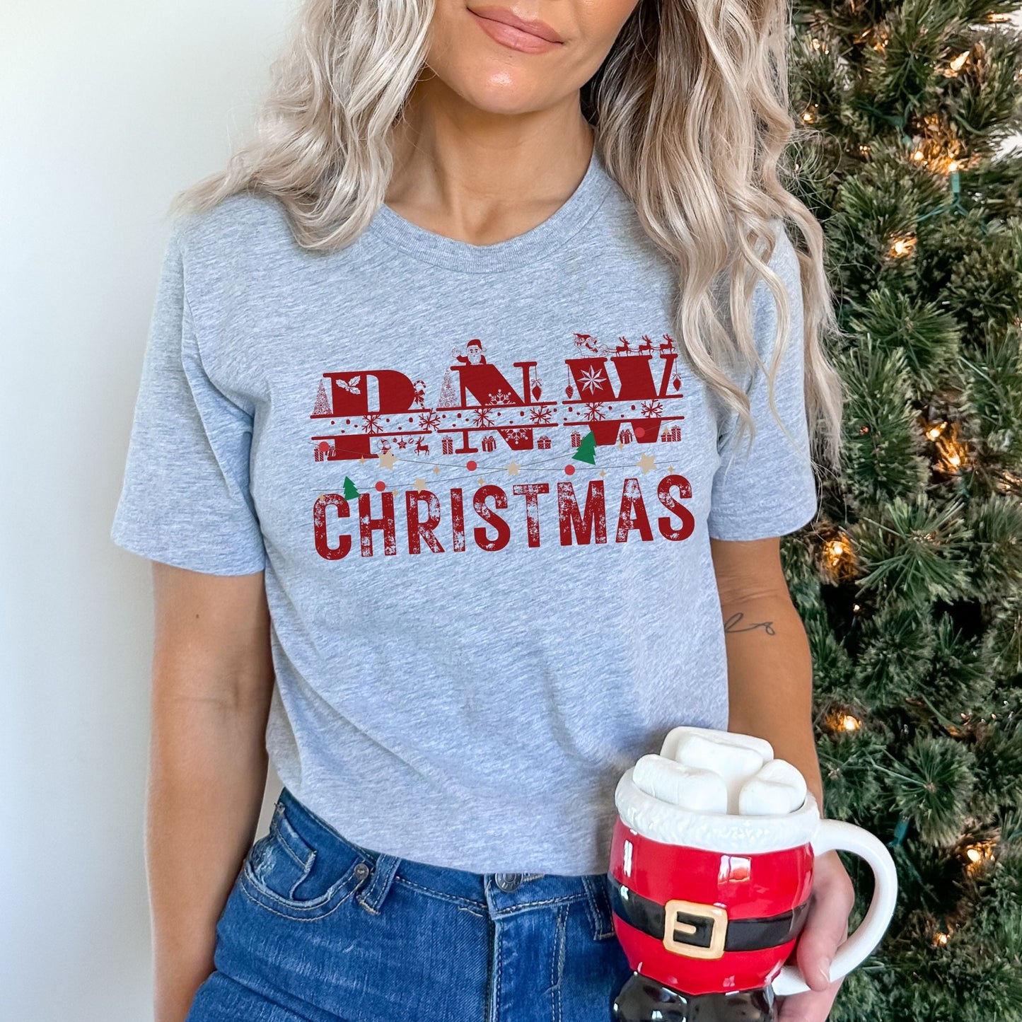 Pacific Northwest Festive Christmas Softstyle Tee