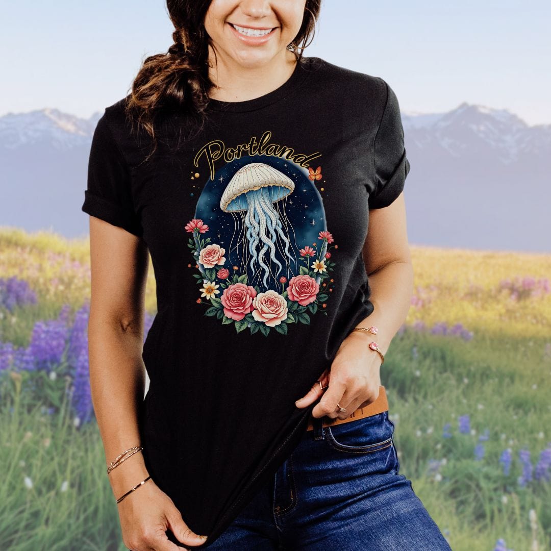 Portland Celestial Bloom Softstyle Tee