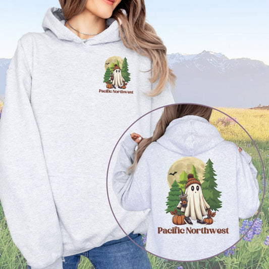 Pacific Northwest Grunge Ghost Hoodie