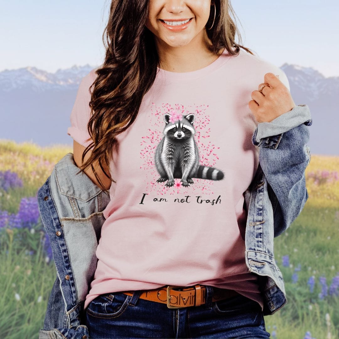 I'm Not Trash Raccoon Softstyle Tee