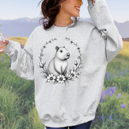 Capybara Serenity Softstyle Sweatshirt