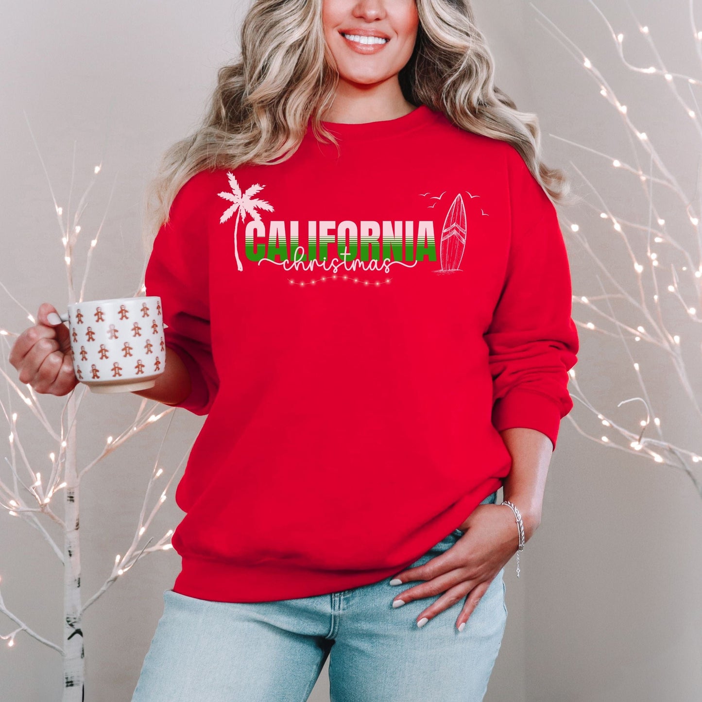 California Christmas Softstyle Sweatshirt