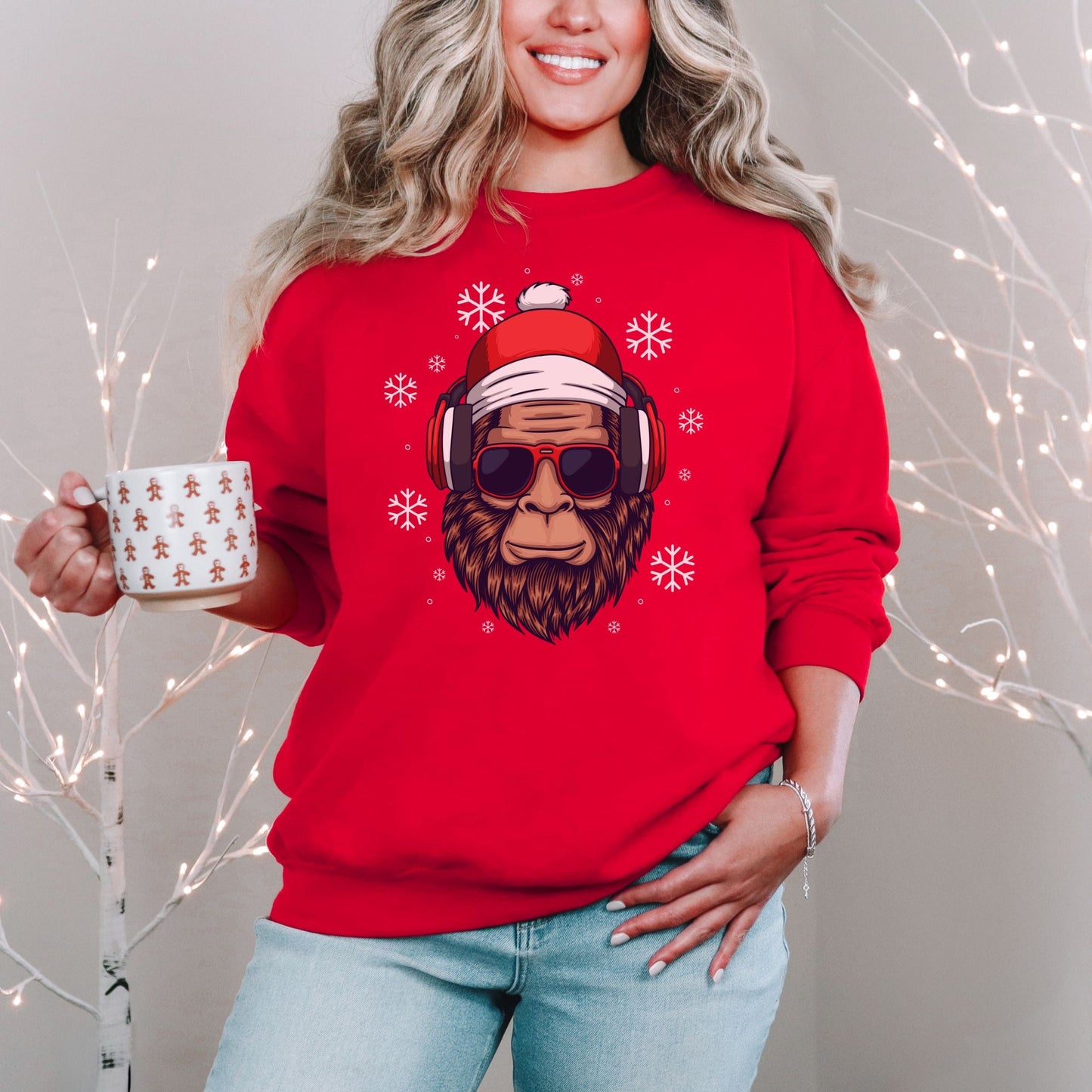 Bigfoot Santa Softstyle Sweatshirt