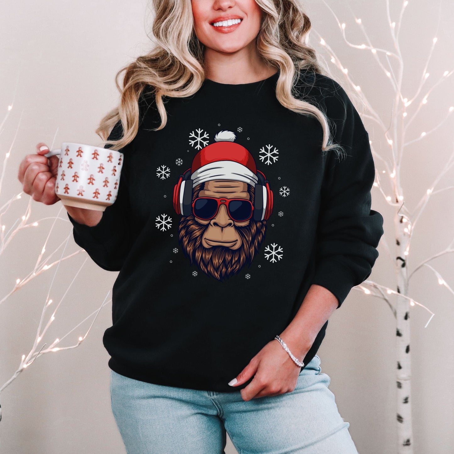 Bigfoot Santa Softstyle Sweatshirt