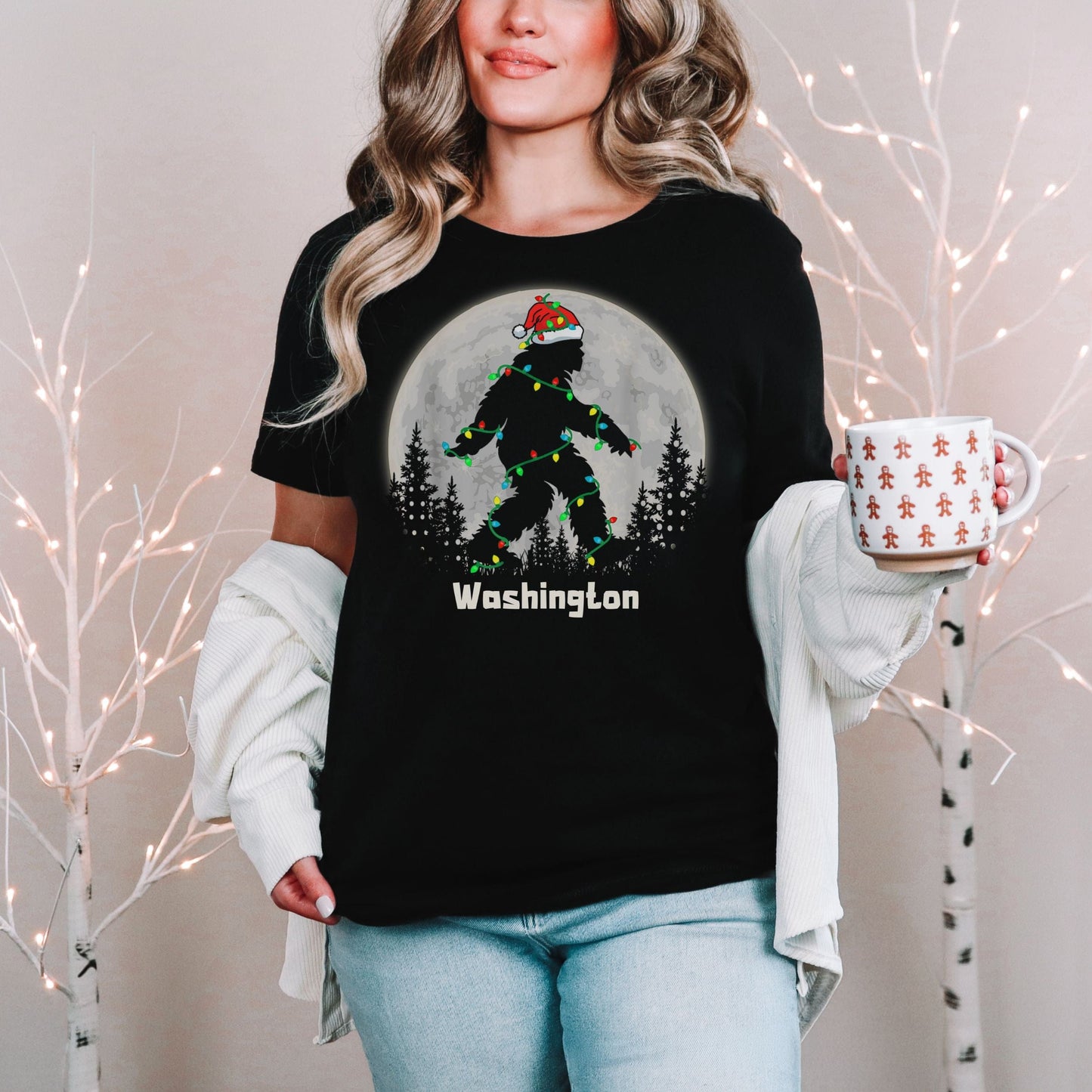 Washington Sasquatch Christmas Softstyle Tee