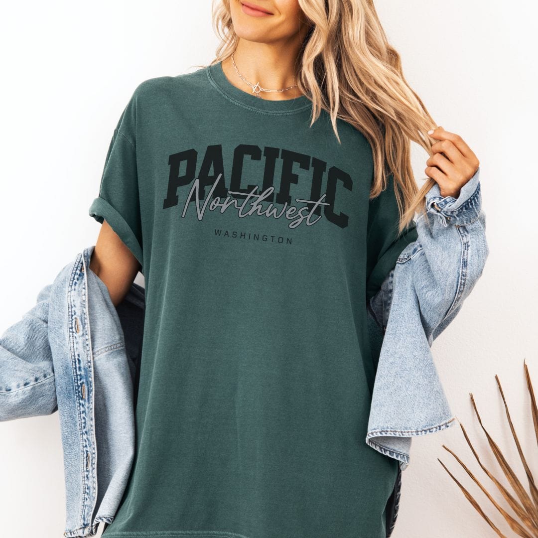 Pacific Northwest Collegiate Style, Vintage Style Tee