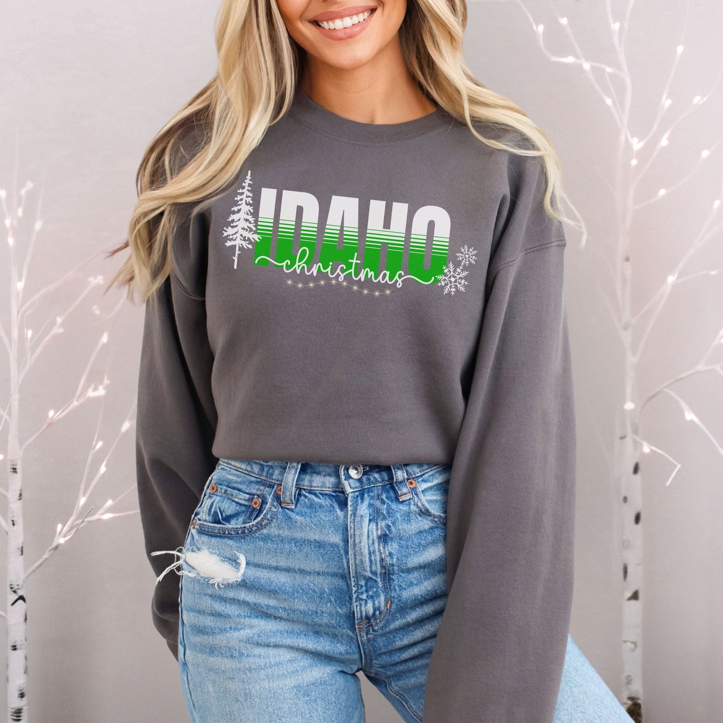 Idaho Christmas Softstyle Sweatshirt