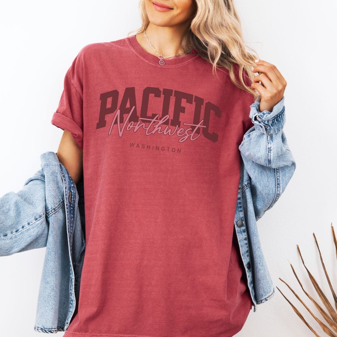 Pacific Northwest Collegiate Style, Vintage Style Tee