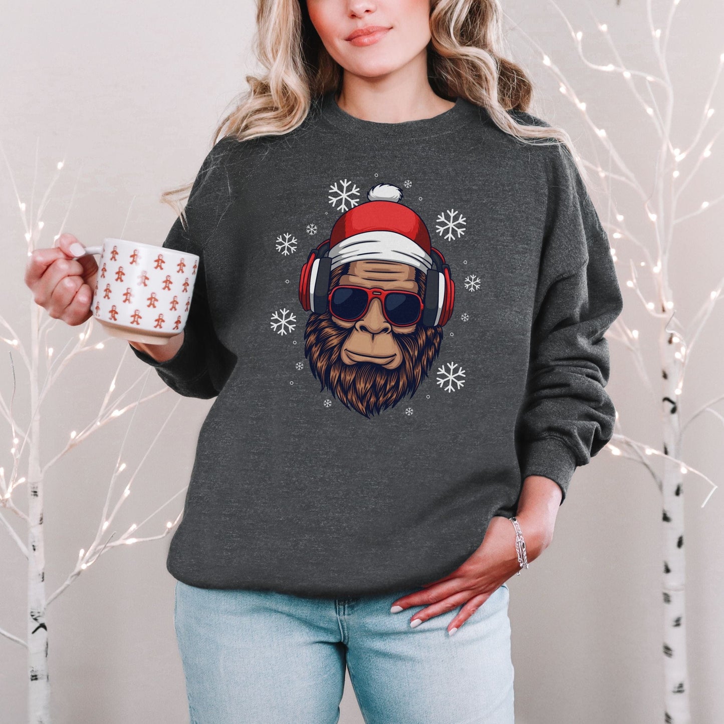 Bigfoot Santa Softstyle Sweatshirt