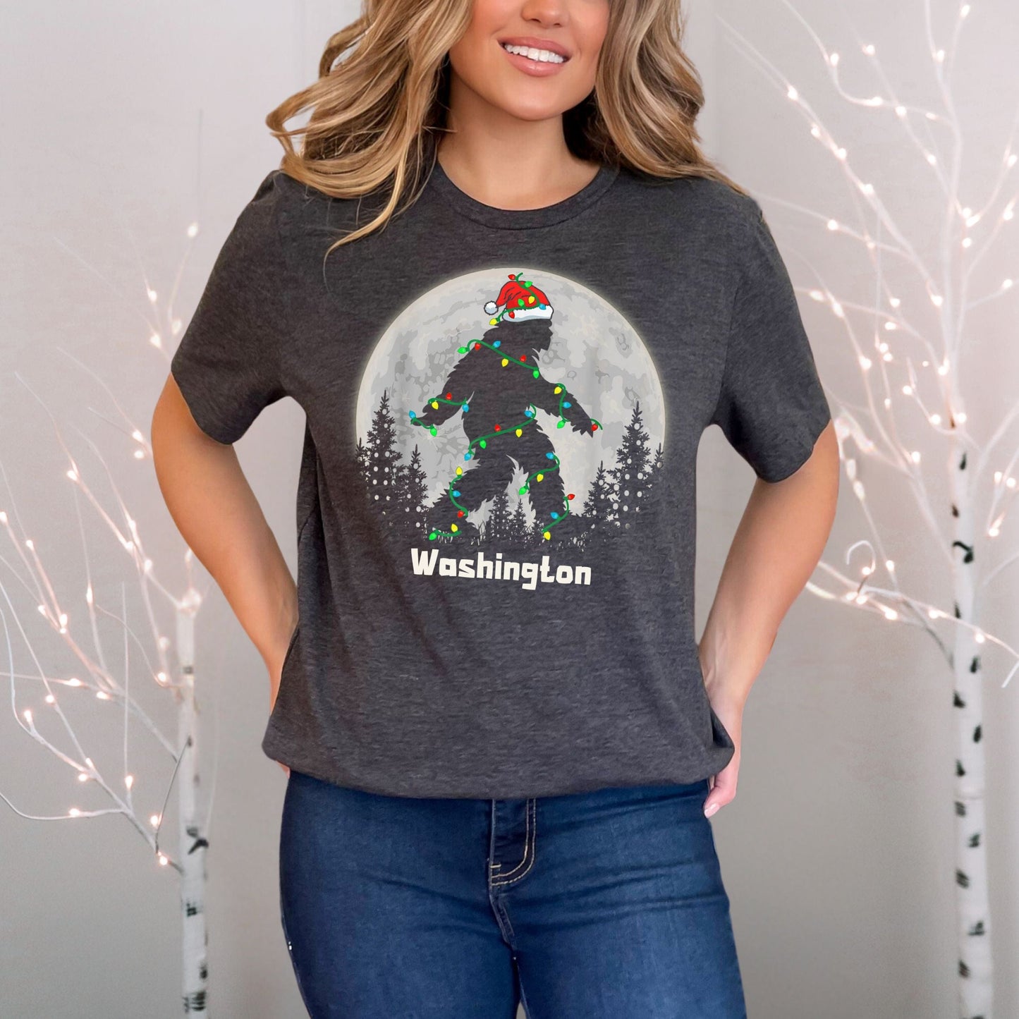 Washington Sasquatch Christmas Softstyle Tee