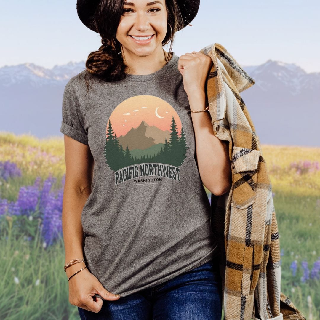 Pacific Northwest Majestic Mountain Softstyle Tee