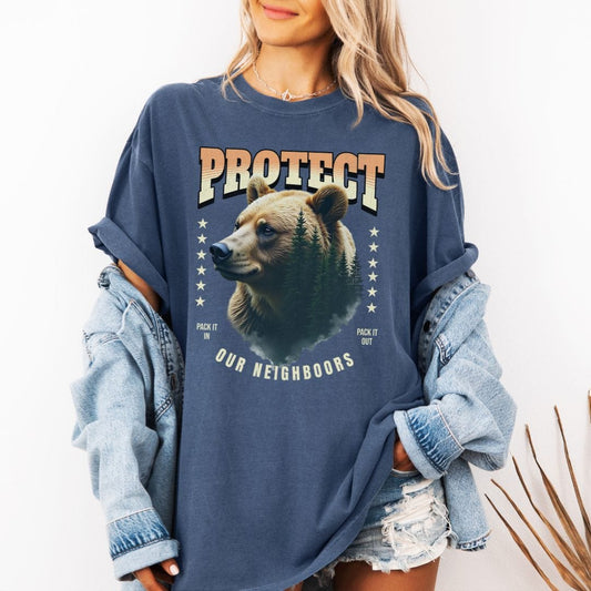 Protect our Neighbors Vintage Style Tee