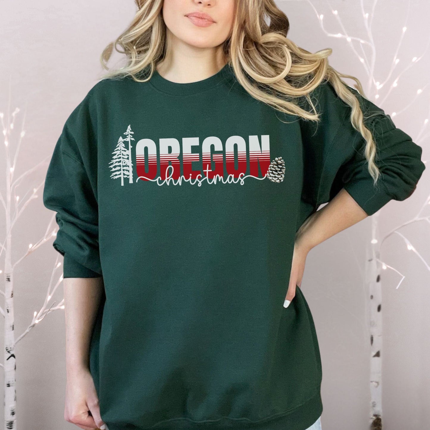 Oregon Christmas Softstyle Sweatshirt