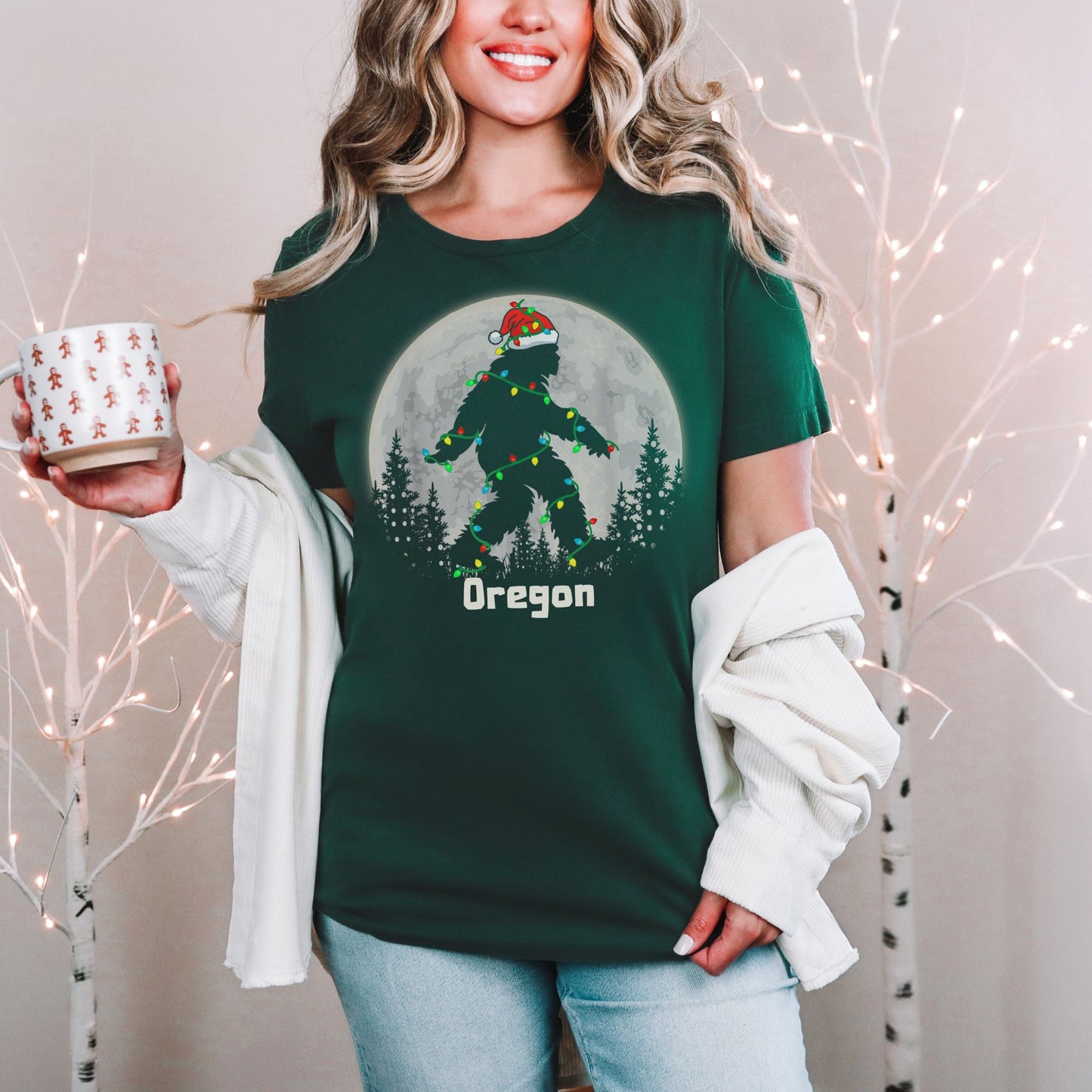 Oregon Sasquatch Christmas Softstyle Tee