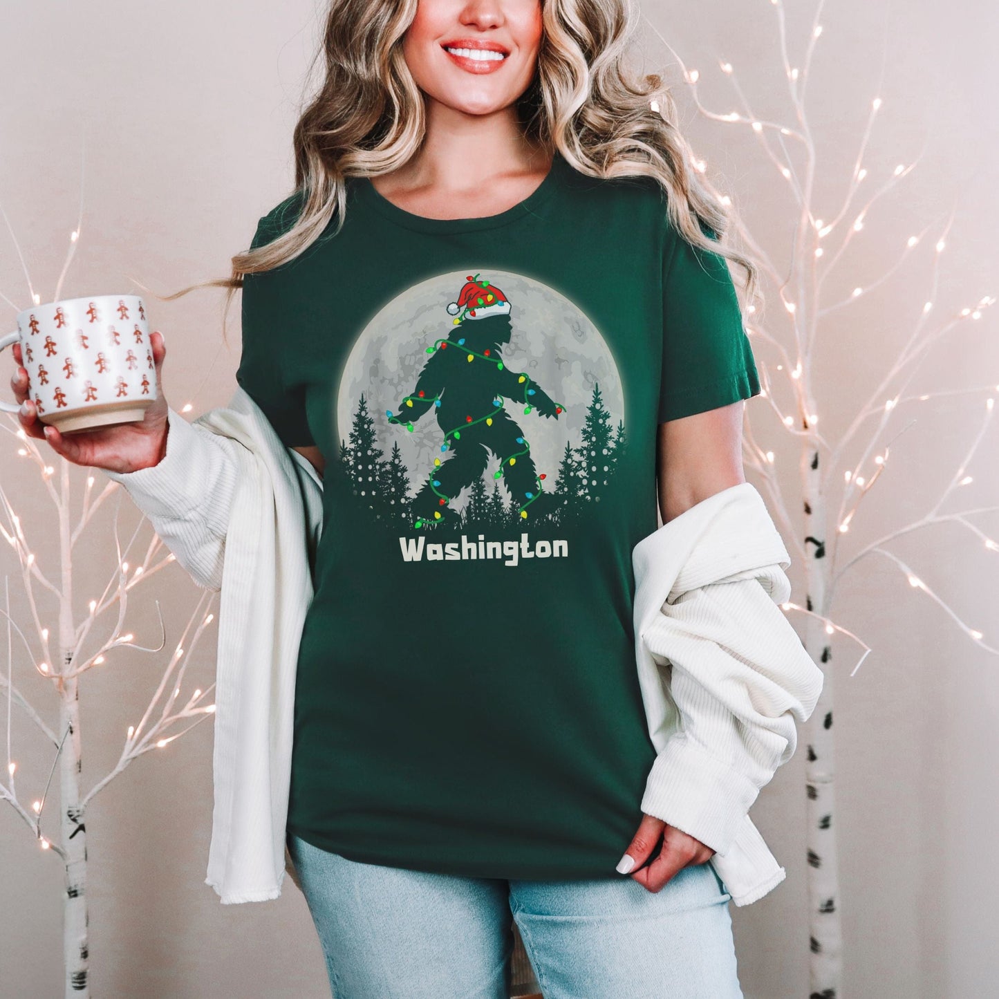 Washington Sasquatch Christmas Softstyle Tee