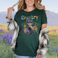 Highland Cow Country Girl Softstyle Tee