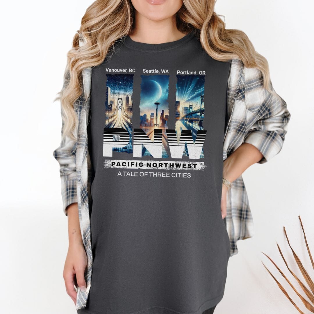 PNW Streetwear Tale of Three Cities Vintage Style Tee