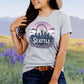 Seattle Floral Great Wheel Softstyle Tee