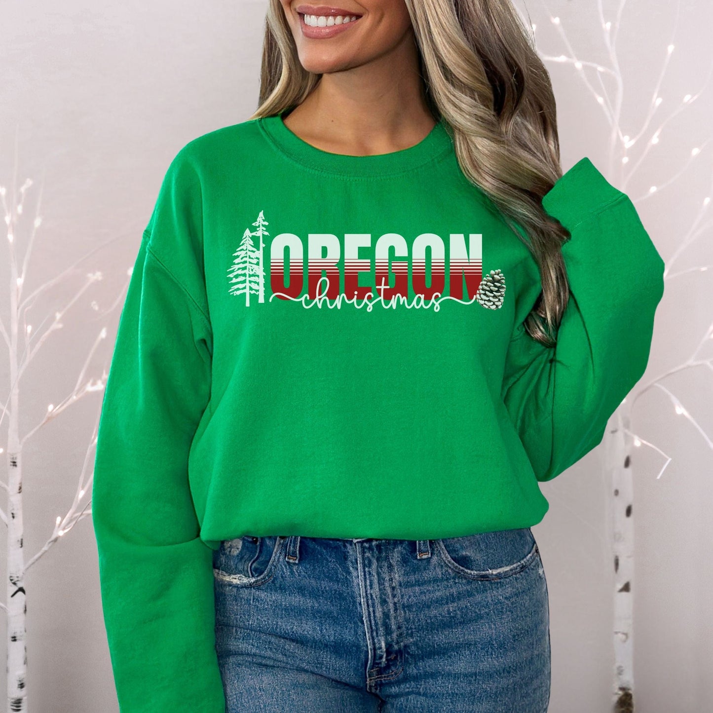 Oregon Christmas Softstyle Sweatshirt