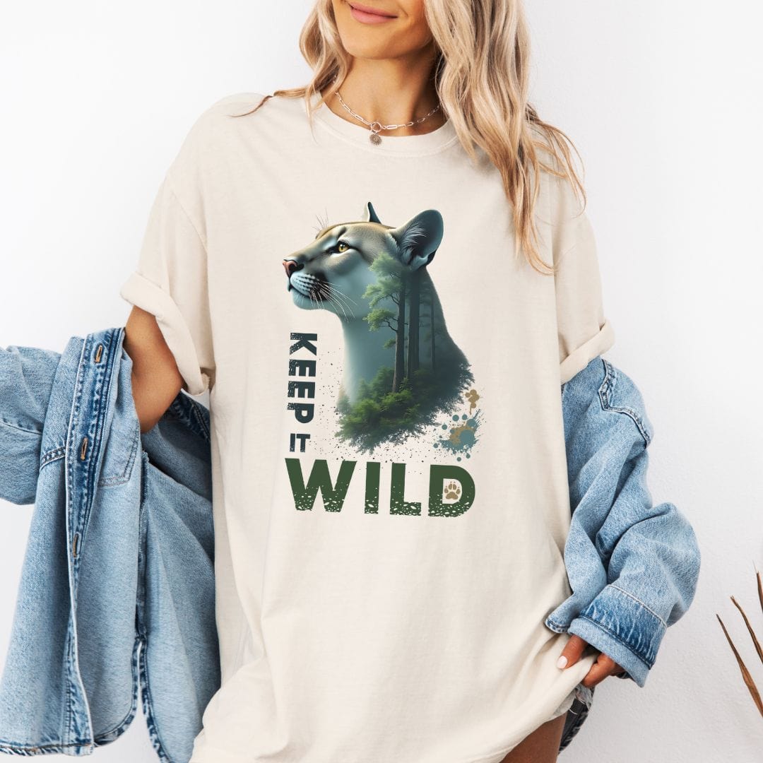 Forest Cougar Keep it Wild Tee