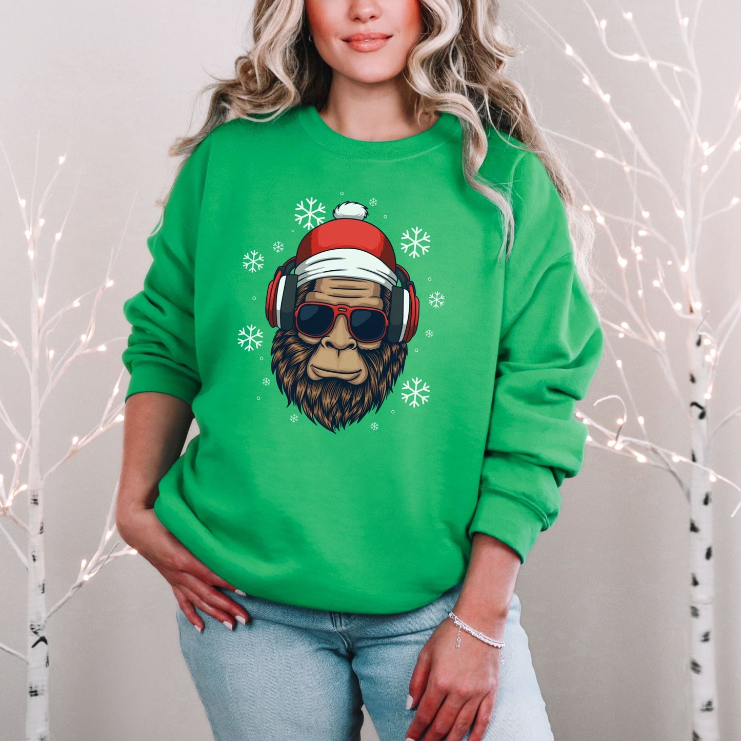 Bigfoot Santa Softstyle Sweatshirt