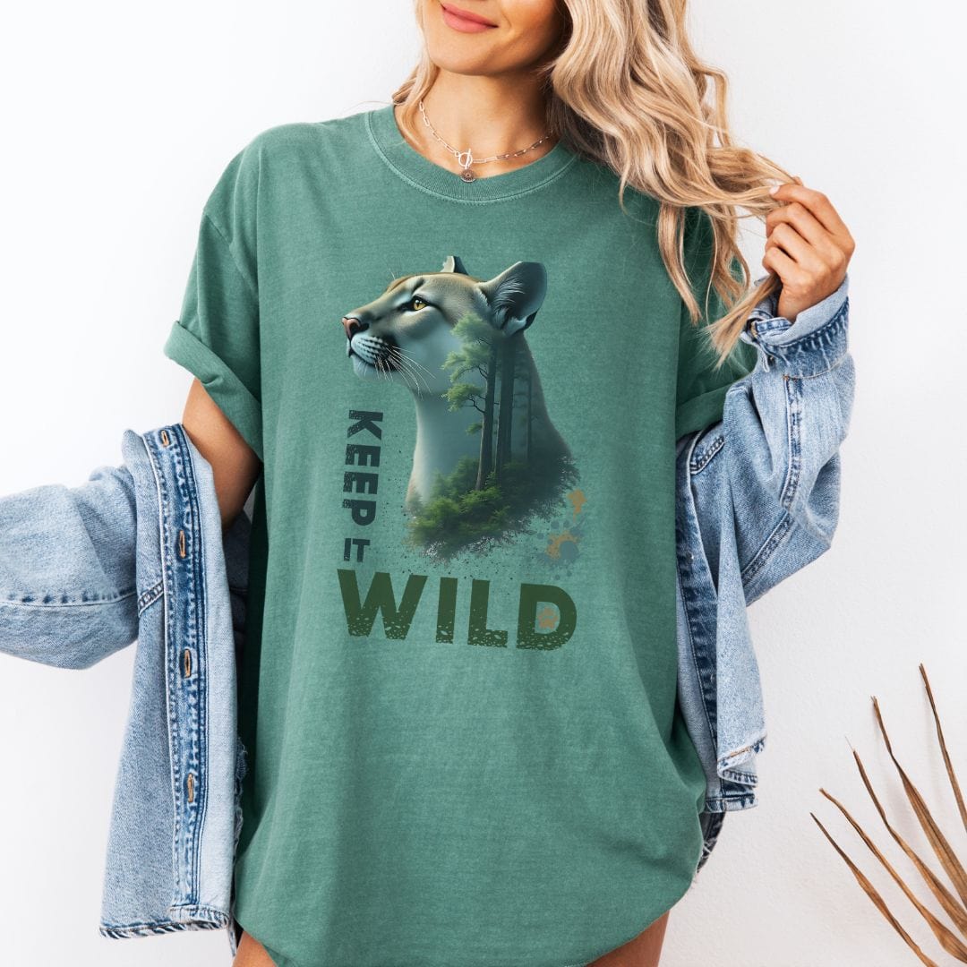 Forest Cougar Keep it Wild Tee