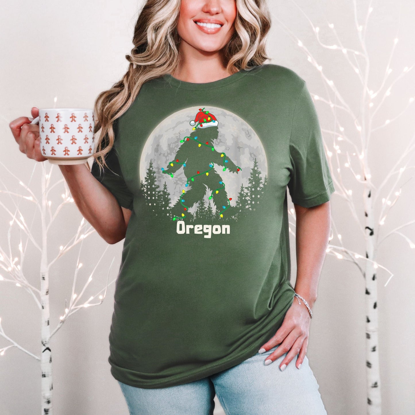 Oregon Sasquatch Christmas Softstyle Tee