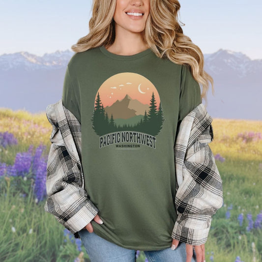 Pacific Northwest Majestic Mountain Softstyle Tee