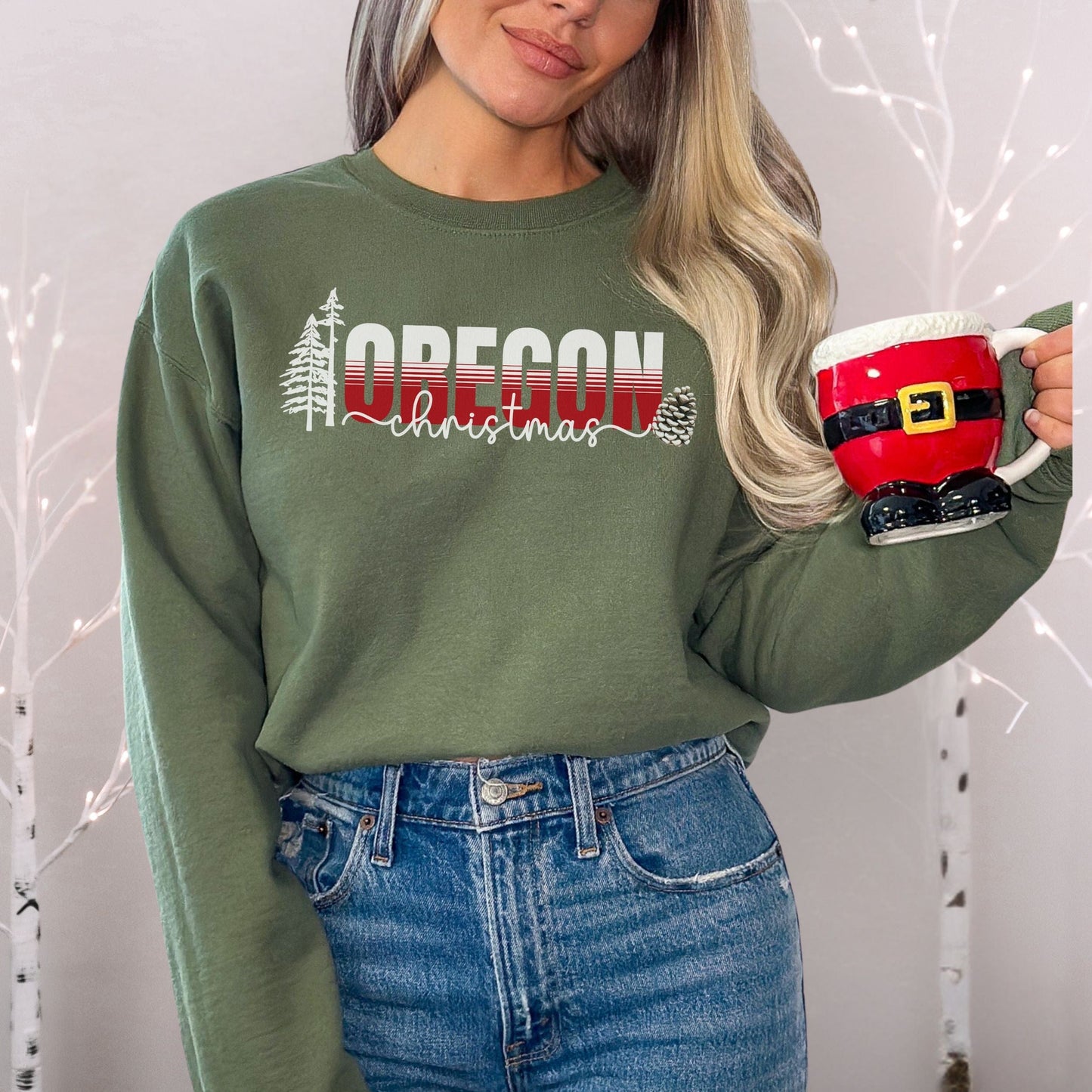 Oregon Christmas Softstyle Sweatshirt