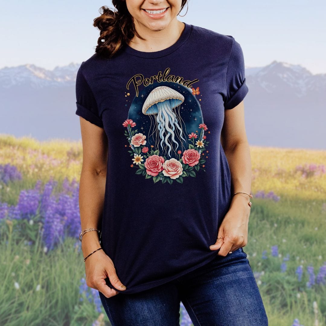 Portland Celestial Bloom Softstyle Tee