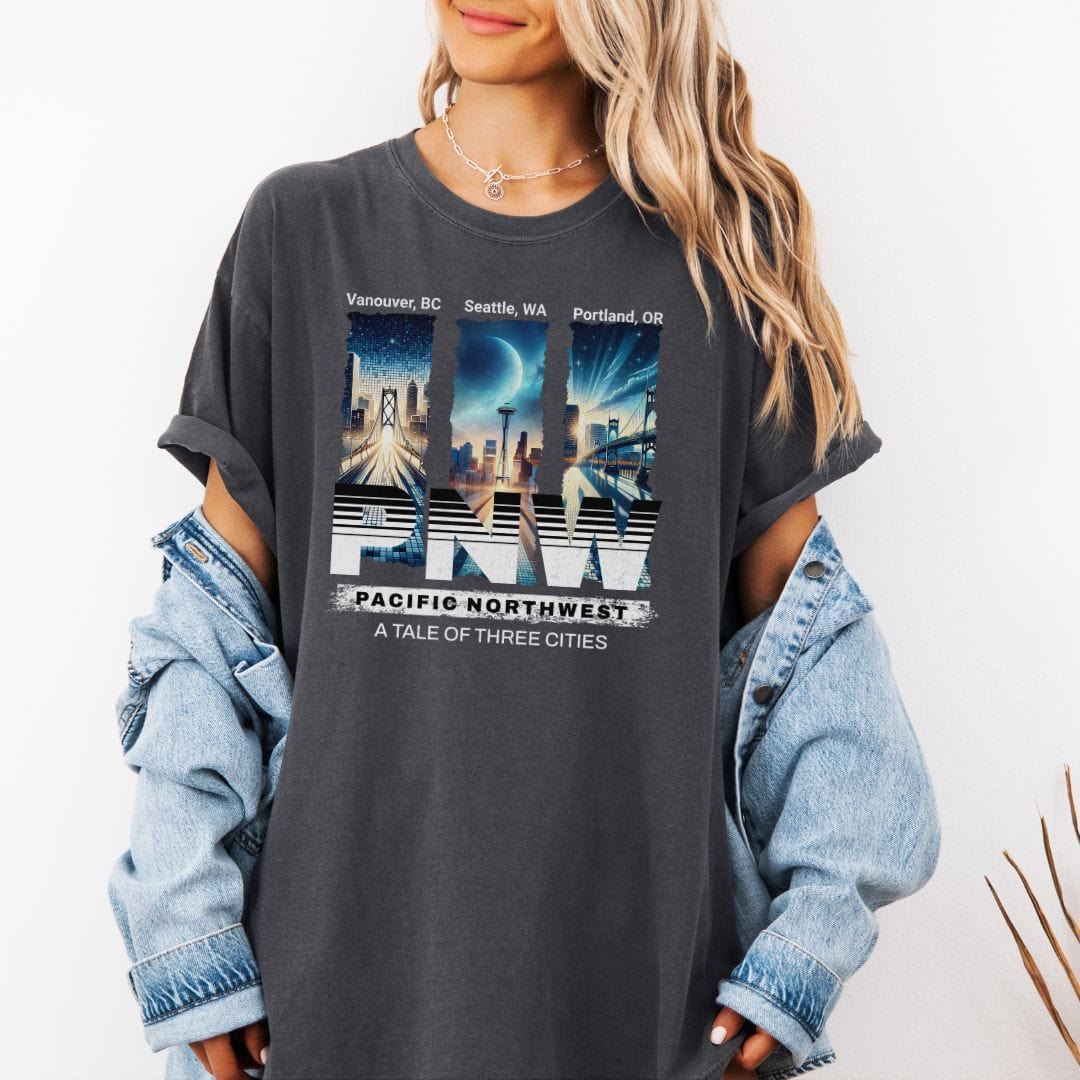 PNW Streetwear Tale of Three Cities Vintage Style Tee