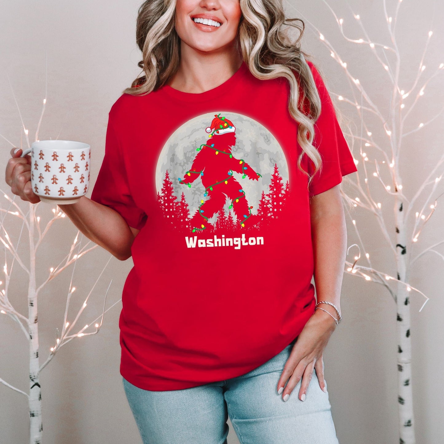 Washington Sasquatch Christmas Softstyle Tee