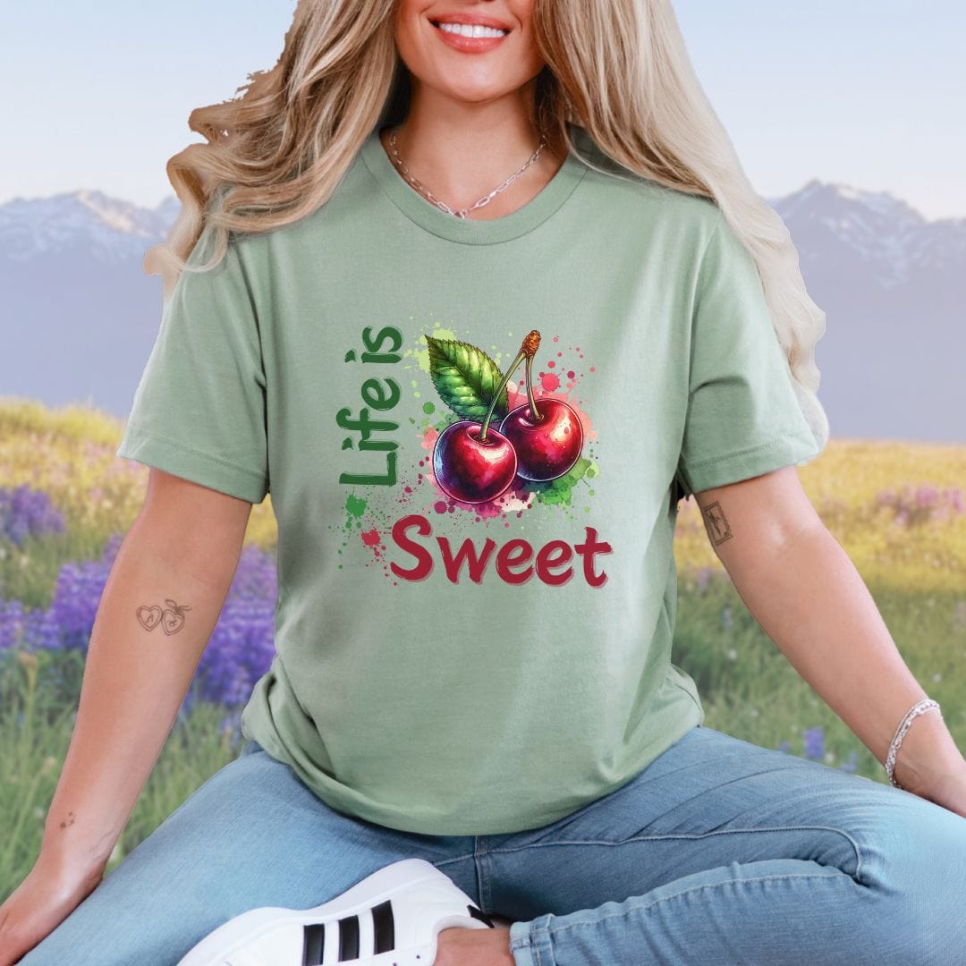 Life is Cherry Sweet Softstyle Tee