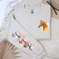 Galloping Horses, Pocket and Sleeve Design, Softstyle Sweatshirt