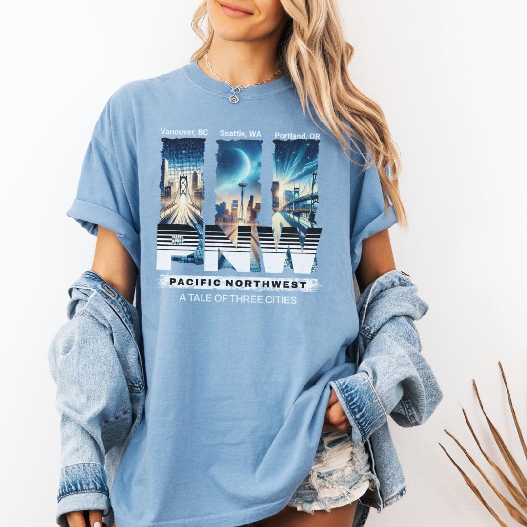 PNW Streetwear Tale of Three Cities Vintage Style Tee