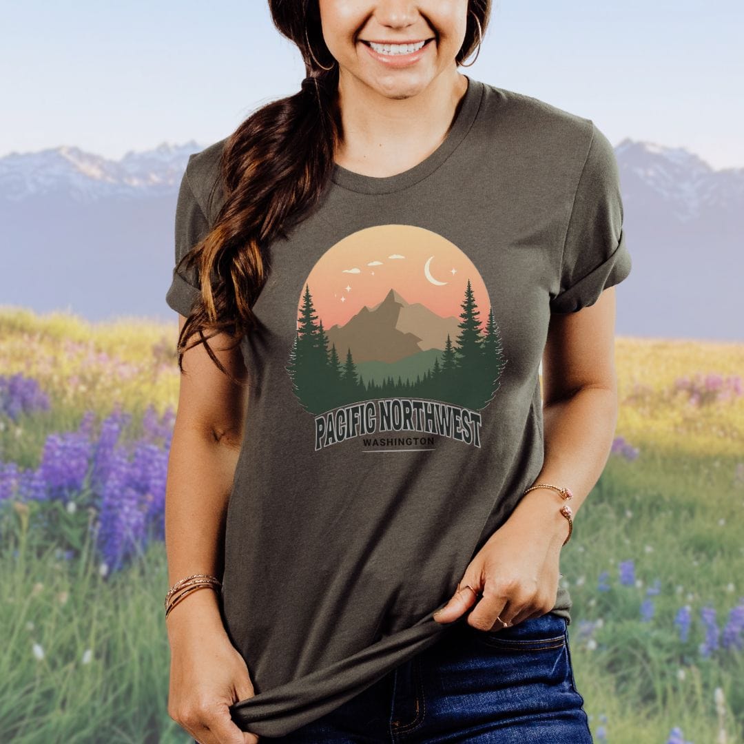 Pacific Northwest Majestic Mountain Softstyle Tee