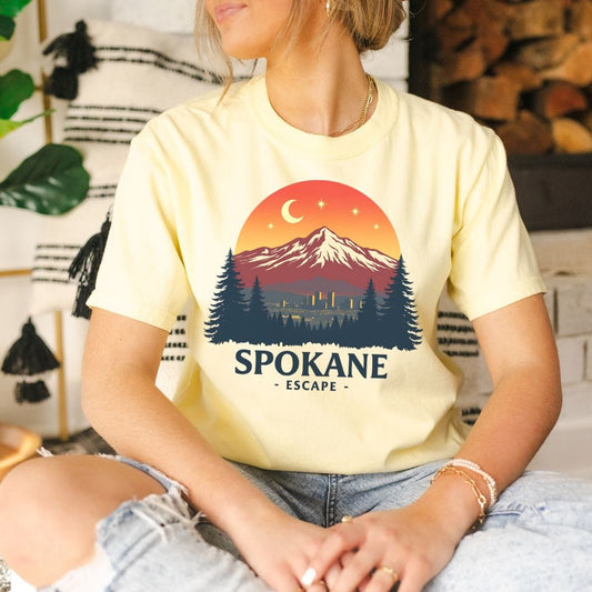 Spokane Escape Vintage Style Tee