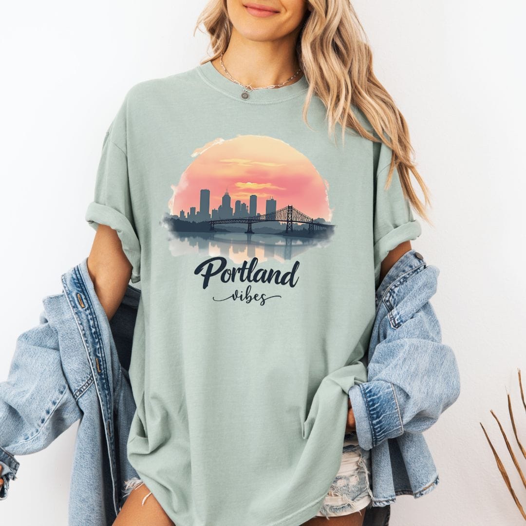 Portland Vibes, Vintage Style Tee