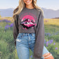 Pink Mount Rainier PNW Softstyle Sweatshirt