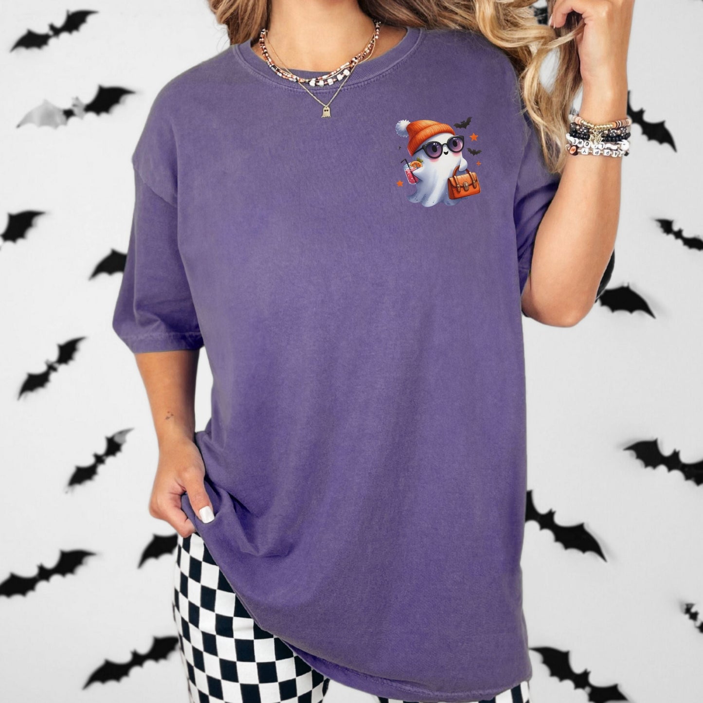 Cute Lil Pocket Ghost Vintage Style Tee