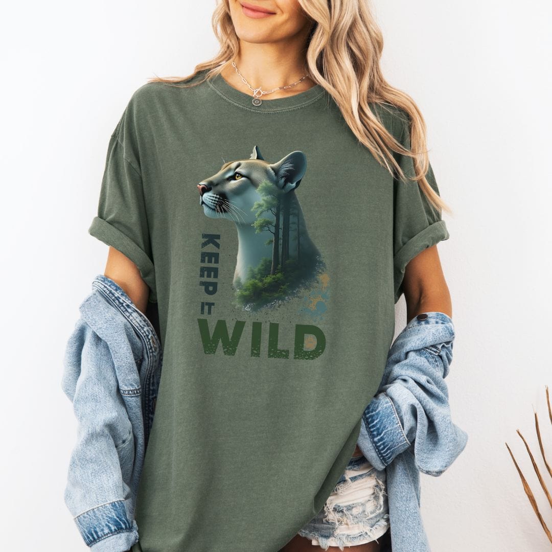 Forest Cougar Keep it Wild Tee