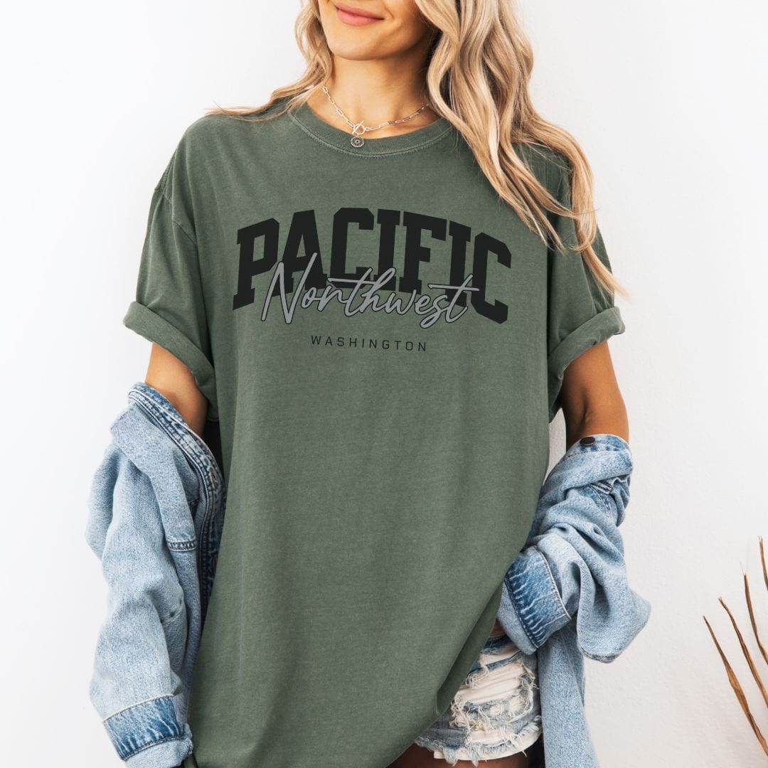 Pacific Northwest Collegiate Style, Vintage Style Tee