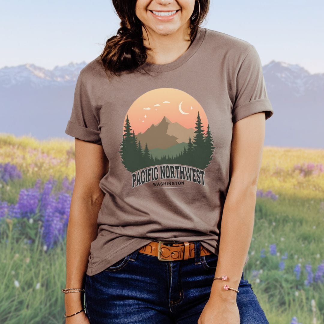 Pacific Northwest Majestic Mountain Softstyle Tee