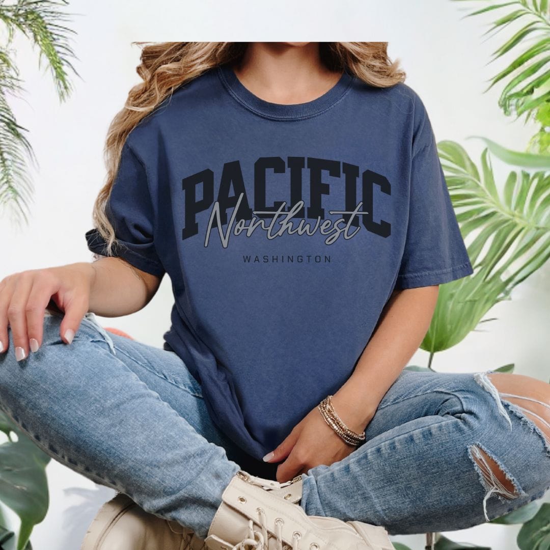 Pacific Northwest Collegiate Style, Vintage Style Tee